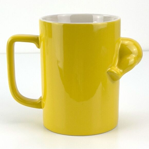 Disney Store Yellow Winnie The Pooh 3D Stuck In A Mug Authentic Coffee Tea Mug - Picture 4 of 9